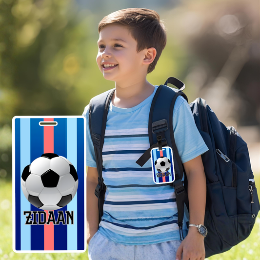 Luggage Tag - Mini Champ Football