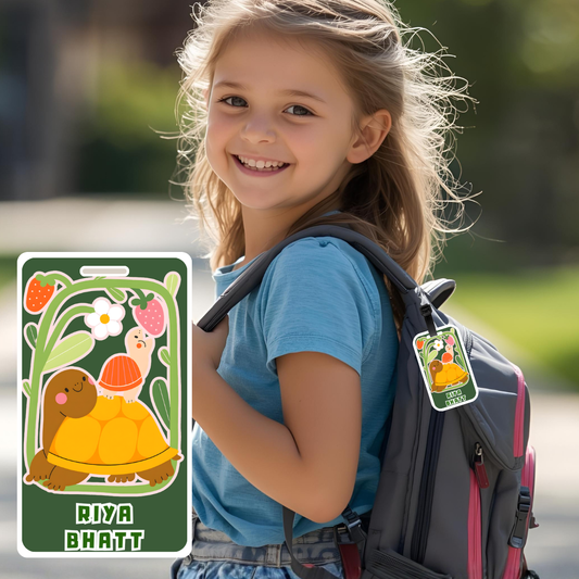 Luggage Tag - Cute Tortoise