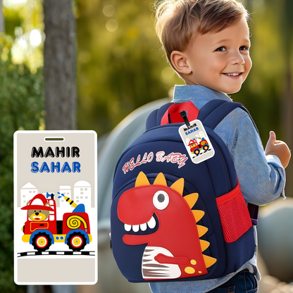 Luggage Tag - Firetruck