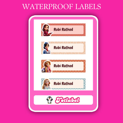 Barbie Customized Waterproof Labels