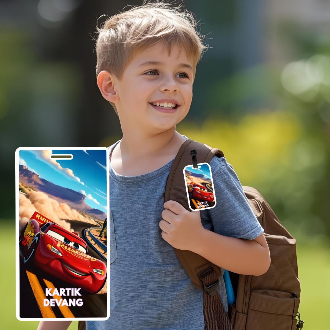 Luggage Tag - Cars