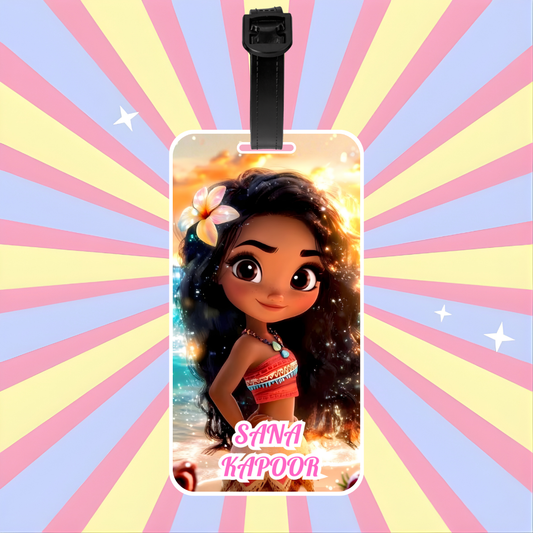 Moana Luggage Tag