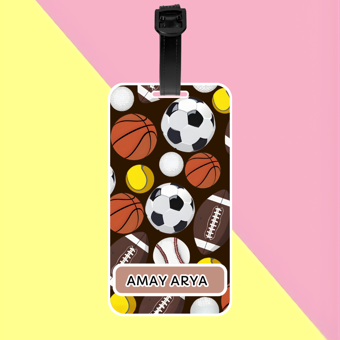 Luggage Tag - Sport Ball