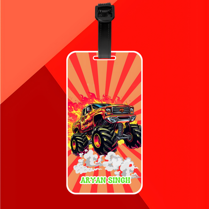 Luggage Tag - Monster Truck