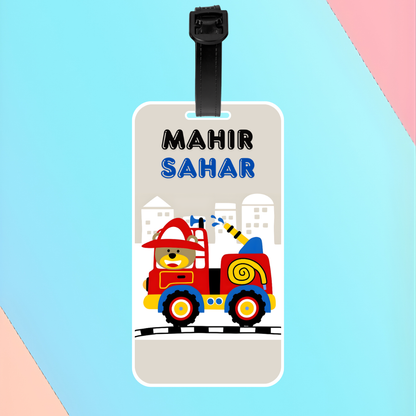 Luggage Tag - Firetruck