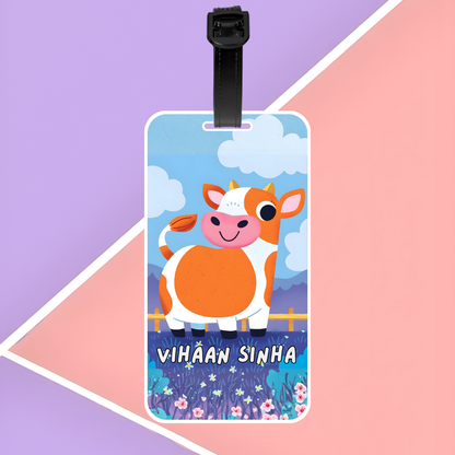 Luggage Tag - Cow