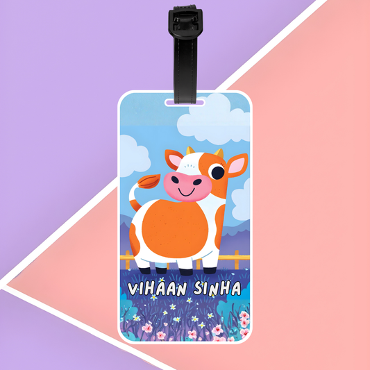 Luggage Tag - Cow