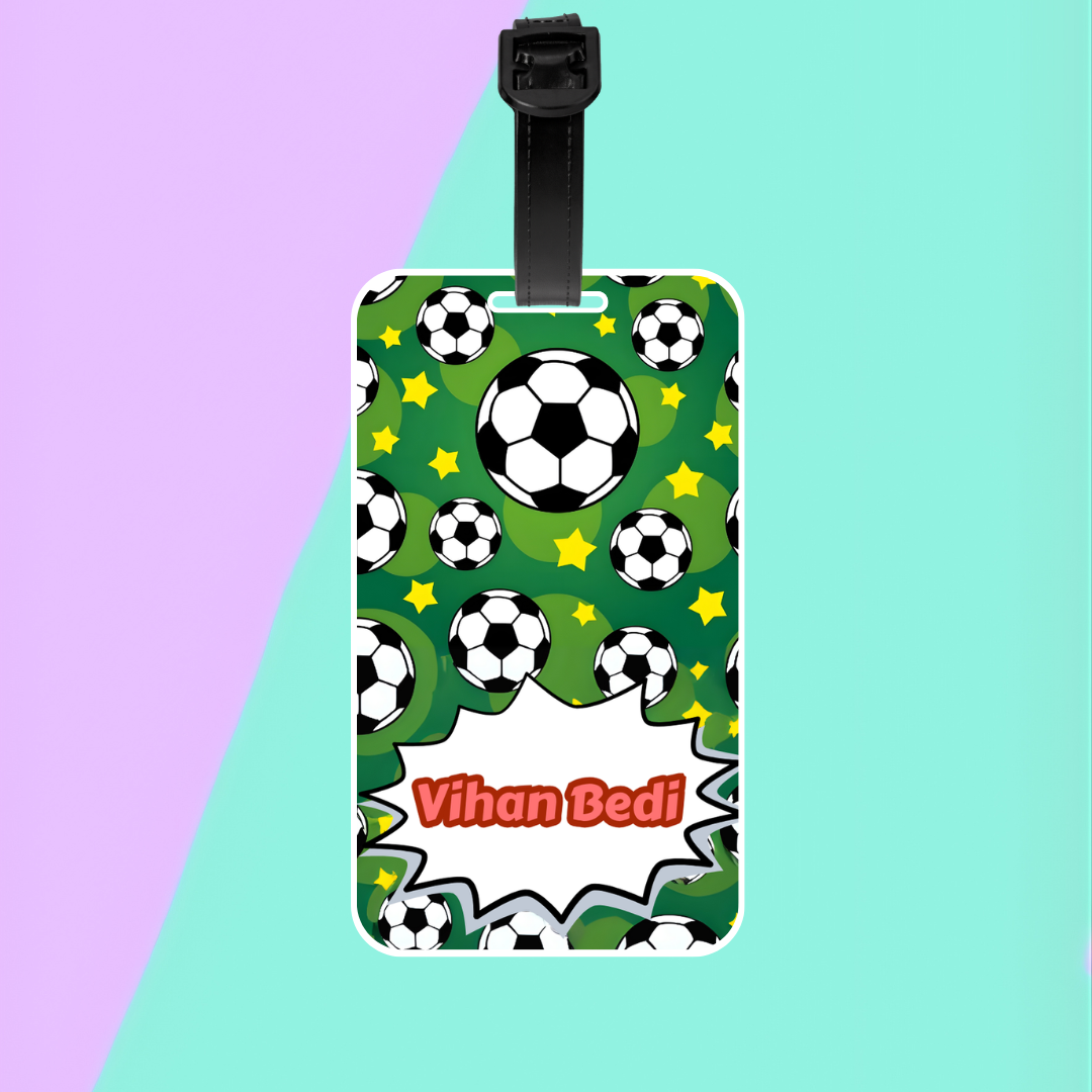 Luggage Tag - Football