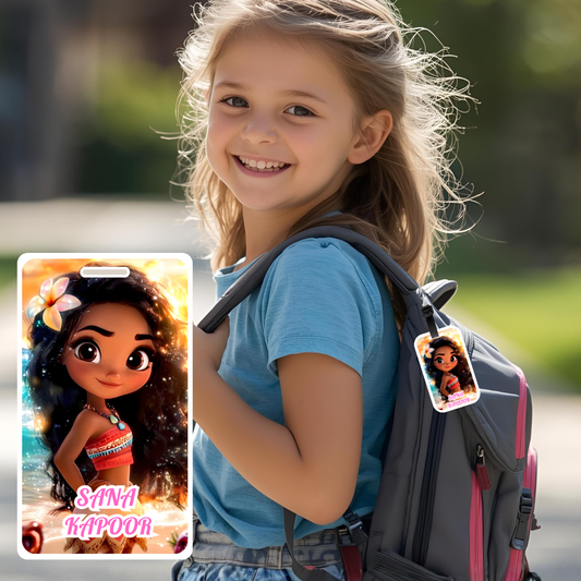 Moana Luggage Tag